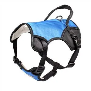 Arnés para perro sin tirones con hebilla práctica y puntada reflectante, arnés para perro reductor de presión y absorbente de golpes