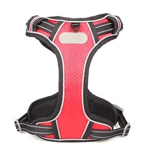 Arnés para perros ligero y transpirable de tres colores dinámicos, diseño de chaleco doble, arnés para perros absorbente de golpes